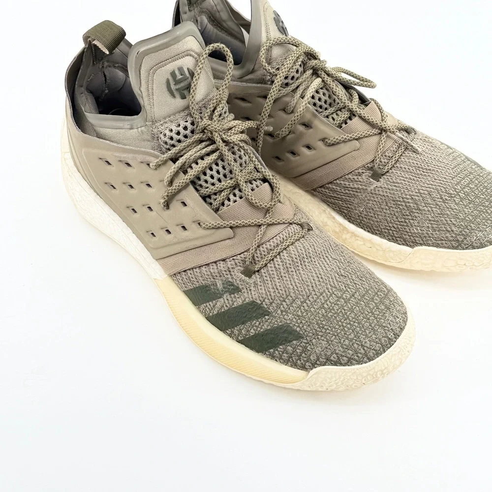 Adidas Harden Vol 2 Trace Cargo Olive Green Mens Basketball Shoes AC0027 Size 14